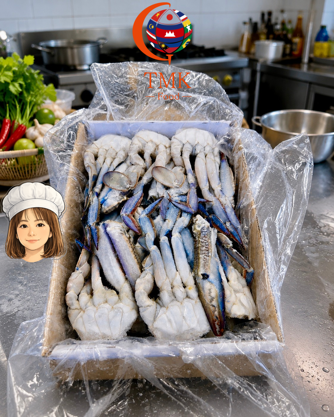 ក្តាមសមុទ្រកាត់ជាដុំៗ